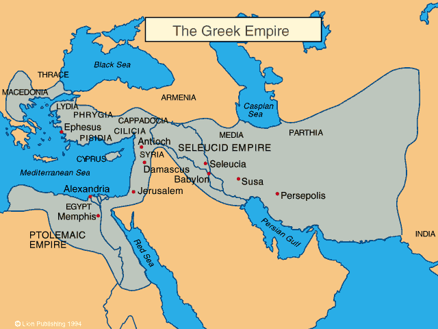 Greek Empire Map 